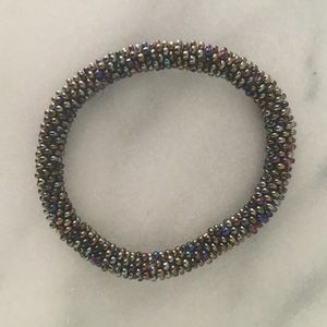 Beaded roll bracelet